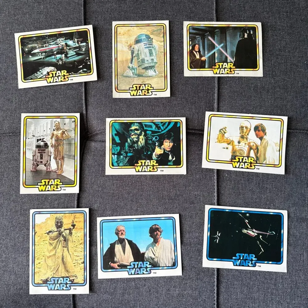 Star Wars Vintage General Mills Oversized Trading Cards Complete - Album Booklet